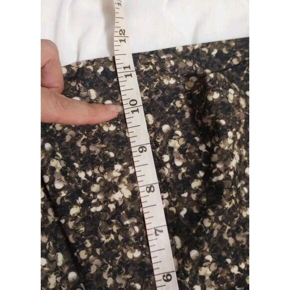 Lululemon Shine Tight Sequin Print Size 6 Stretch Skinny Roll Down Tights Clean - Picture 9 of 9